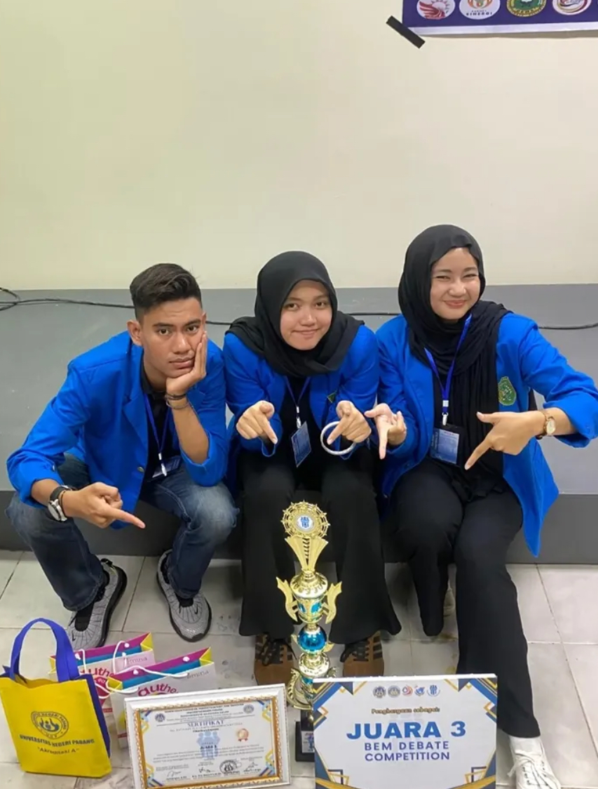 Juara 3 Bem Debate Competition, Universitas Negeri Padang